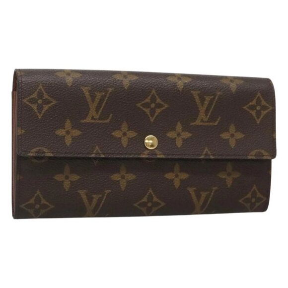 LOUIS VUITTON Monogram Pochette Porte Monnaie Credit Wallet - Picture 1 of 16